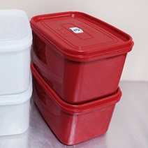 업소용 밀폐통 식당 김치통 가정용 주방용 대용량 김장통 보관통 싱싱점보밀폐통(레드) 1호~13호, 1개, 5호(6L)