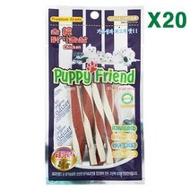 퍼피프랜드 숯불치킨샌드위치 강아지간식 맛보기상품, 120개, 35g