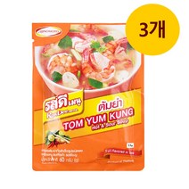 태국 로띠 똠얌 파우더 60g x 3개 똠양꿍재료 태국조미료 Tom Yum Kung Powder 60g