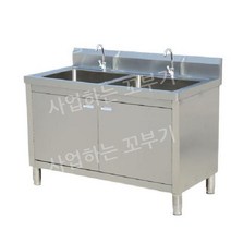 업소용싱크대 야채 캐비닛 개수대 스덴 잔반처리대 간이 걸레 요리, B. 120x60x80
