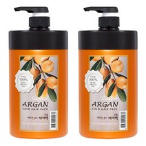 과일나라 아르간 골드 헤어팩 1000g x2개 /트리트먼트