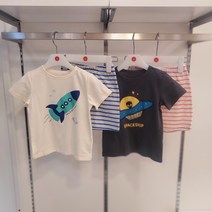 래핑차일드 부평점 우주 그래픽의 에어리쿨 로켓 반팔 상하세트 B3329-7I4-OI LHC