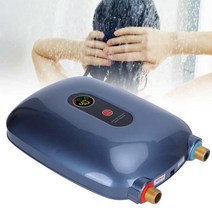 가스온수기 대용량전기온수기 전기온수기상향식 전기 온수기 3 초 가정용 순간 온수기 욕실 샤워 히터 온수기, 플러그에서