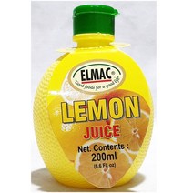 엘마크레몬주스200mlX5개 레몬차 에이드용 칵테일용 원액베이스