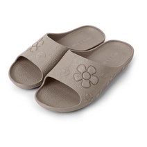 EVA 데이지 쿠션 슬리퍼 거실화 실내화, 240, 브라운