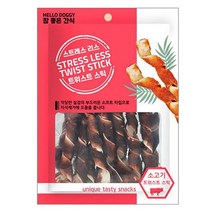 강아지 취향저격 영양 간식 쌀가루 껌 스틱 소고기, 없음