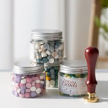 GO2shop GO2shop_ 경조인 날짜인스탬프 만년도장 사무용스탬프 자동스탬프 칭찬도장, ★선택* 실링왁스 초대장 편지 도장만들기 (실링왁스믹스, ★선택* 애쉬화이트