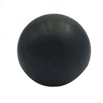 TPE 라크로스 볼 피트니스 릴리프 체육관 트리거 포인트 마사지 볼 트레이닝 근막 하키 볼 마사지 볼, 검정