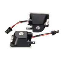LED SMD 사이드 룸미러 퍼들 라이트 램프 포드 몬데오 C-맥스 포커스 쿠가 이스케이프 자동차 스타 쌍, 한개옵션0