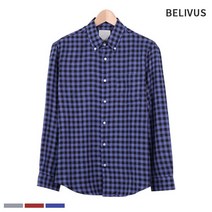 [빌리버스] 남자셔츠 BWO003 남자남방 남자체크셔츠 남자체크남방