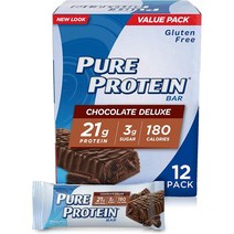 Pure Protein 글루텐프리 프로틴바 12개 초콜릿디럭스