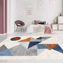 모던 사각 디자인 거실 러그 가정용 북유럽 ins 기하학 거실매트 모란디 모던 심플 방매트 침실 카펫