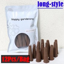 스마트화분 딸기수경재배 스마트가든 텃밭가꾸기세트베란다텃밭DIY 6식물 실내 수경 재배 시스템 허브 화분블랙 플랜터 키트 식물 램프 흙없는 채소 상자, 12Pcs Cottons