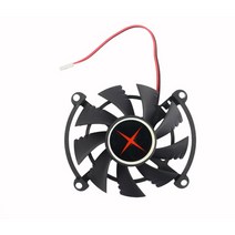 BIOSTAR NVIDIA GeForce GTX 750 Ti GPU 2GB GDDR5 그래픽 비디오 카드 팬용 75MM 2 핀 ND-8015M12B 쿨러 팬 교체, [01] 2pin ND 8015M12B, [01] 없음 RGB, [01] Black