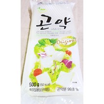 묵 곤약 500g/10개 묵무침 제사용 탕국 재료 국거리용, 10개, 500g
