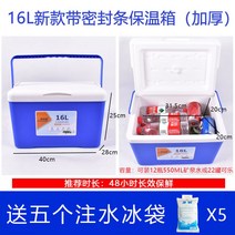 대용량 낚시 아이스박스 캐리어 바다 쿨러 용품 대장 갈치 선상 민물, 16L 블루+아이스팩 5개 증정