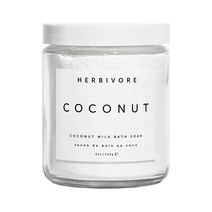 Herbivore Botanicals 코코넛 밀크 배스 소크 - 피부를 부드럽게 하고 바닐라로 가벼운 향기. 완전 천연 및 비건 (226.8g) 325487