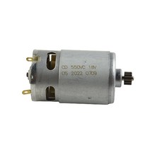 BOSCH 무선 드릴 스크루드라이버용 DC RS550 모터 13 톱니 교체 GSB/GSR120-LI 18V 예비 전기 금속 부품, 한개옵션0