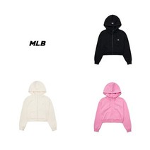 MLB 여성 베이직 스포츠 테크 크롭 집업 3FTRB0221