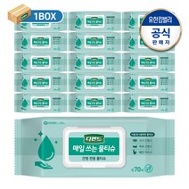 디펜드 매일쓰는 물티슈 캡형 70매 X16팩 /간병전용물티슈 /물티슈, 16팩