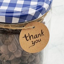 VEDANE 크라프트땡큐택 100P 종이행택