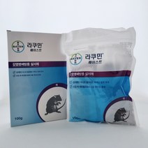 강력한 쥐약 라쿠민 페이스트 400g (100g 4개) 티피 엔독스 살서제 전문가용 바이엘 쥐트랩 쥐잡는법 가루, 라쿠민 페이스트 100g 4개세트, 4개