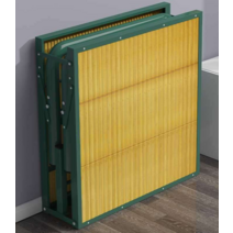 접이식 대나무 평상 마루 실내 철제 평상 테이블 침대, 192x120cm 침대