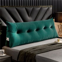 구스다운배개 오리털 호텔 방수 2021 홈 소프트 대형 베개 백 쿠션 긴 탄성 등받이 다기능 럭셔리 장식 좌, 04 04_01 60x50x20cm