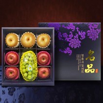 지브로와 신선한 샤인 3종 혼합 3호 프리미엄 선물세트 3.8kg 내외 (샤인머스켓1사과4배3), 단품