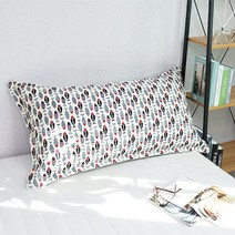 대형 등쿠션 커버 등받이쿠션커버 쿠션커버 110X60, 대형 쿠션 커버(커버만), 패턴피쉬, 블랙