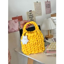 diy 여자 Mu Xia Hand Chuang 털실가방