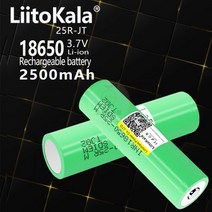 21700 배터리 충전지 새로운 liitokala 18650 2500mah 리튬 손전등 뾰족한 25R-JT inr1865025RM 20A, 08.30PCS
