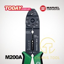 마벨 터미널 멀티 플라이어 M200A 터미널압착 캇타 컷팅 스트리퍼 일본 수공구 카리스툴, 1개