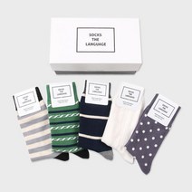 아트박스/삭스더랭귀지 파운드 양말 5SET