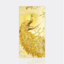 보석십자수 수재샵 황금공작 40x80
