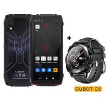 핸드폰 싸게 사는 법 Cubot Kingkong Mini 3 4 5인치 미니 스마트폰 Helio G85 Octa Core 6GB 128GB 듀얼 SIM NFC 방수 러기드 폰, 미니 3 추가 시계 c3, 128g