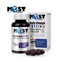 모스트 데일리체인지 루테인알파 눈영양제 루테인 베타카로틴 황반 마리골드 제아잔틴 6개월분, 180캡슐