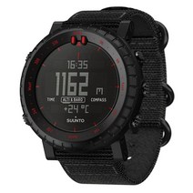 SUUNTO 코어 클래식 아웃도어 워치 올 블랙 3567266694, Black Red