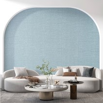 단열벽지 1mX2.5m_포인트 접착식 벽지 셀프시공 곰팡이방지 인테리어 필름 시트지 보온 방한 단열재 도배지, 타탄 오가닉 블루