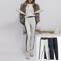 골프연습 패딩기모 스판바지