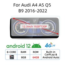 카세트플레이어 레트로워크맨 안드로이드 12 차량 스크린 플레이어 GPS 네비 멀티미디어 스테레오 8 + 201, 03 8G64 625