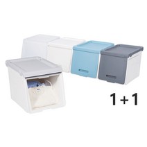 리템LnC 루맥스 슬라이딩 리빙박스 슬림형 중 2개 수납함 _ 7501209EA, $ 중형 MT + 중형 MT