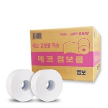 데코 점보롤 화장지 2겹 200m 16롤, 1롤