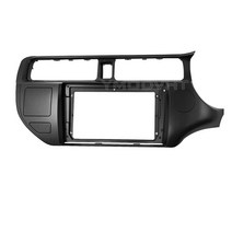 기아 리오 K3 프라이드 2012 DVD 스테레오 대시 트림 키트 프레임 패널 GPS 네비게이션 설치 베젤 용 9 인, 03 right frame