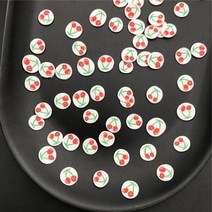 60g 과일 항목 Polymerclay 어린이 점토 뿌리 Diy/케이크 Diy 만들기/네일 아트/스크랩북 장식/공예 필러, [08] kiwi fruit