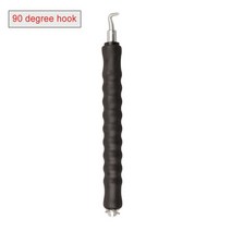 반생이 자동 철근결속기 결속선 반생 300 집 공사 노가다 반생결속기 후크 철근갈구리 갈고리 꼬기 철근 후크 와이어 타이 트위스터 반자동 신축 보강 타이 바 no.45 탄소강, 블랙 90도, 1개