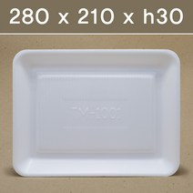 패키지요 스티로폼 사각트레이 1001호 600개