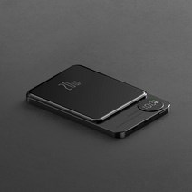 휴대용 올인원 캠핑 파워뱅크 10000mAh 자기 보조베터리 PD20W Magsafing 빠른 충전 외부 배터리 아이폰 15, 03 Grey_01 5000mAh