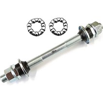 미국직구 BMX 자전거 묘기 CYCLEZ 프론트 허브 액슬 3/8amp34 x 140mm 플러스 2 프리미엄 1/4amp34 7 산악 비치 크루저 및 탠덤 자전거용 베어링 번들 키