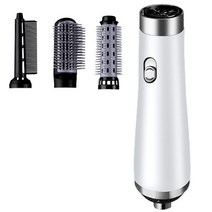 호텔 업소용 여행용 Ming Yu-3 인 1 전문 헤어 드라이어 빗 전기 뜨거운 공기 스타일링 도구 이발소 가정용 컬러 분리형 키트, 하얀, EU